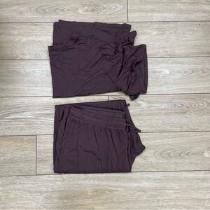 nuuds Women's Lounge Set in Brown, XXL